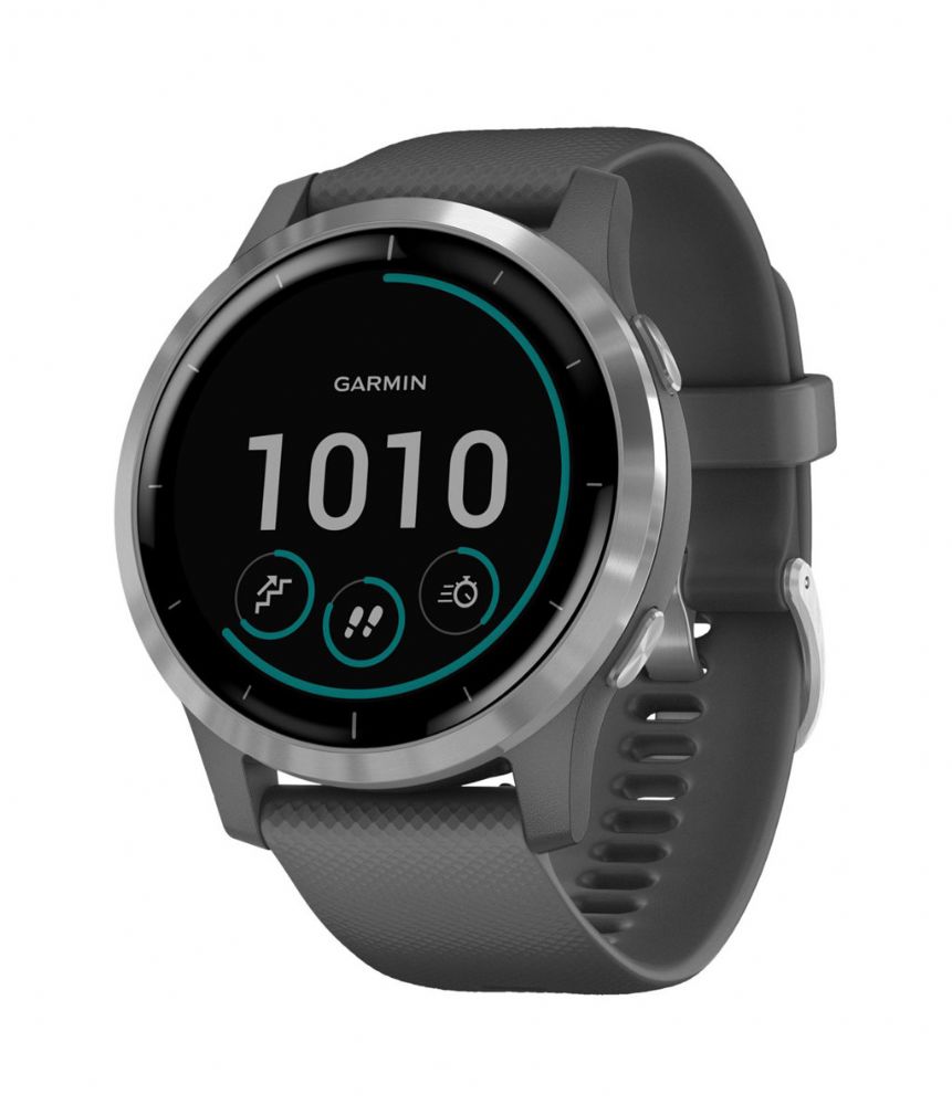 RELOJ SMARTWATCH GARMIN VIVOACTIVE 4 GRIS - HEBILLA PLATEADA